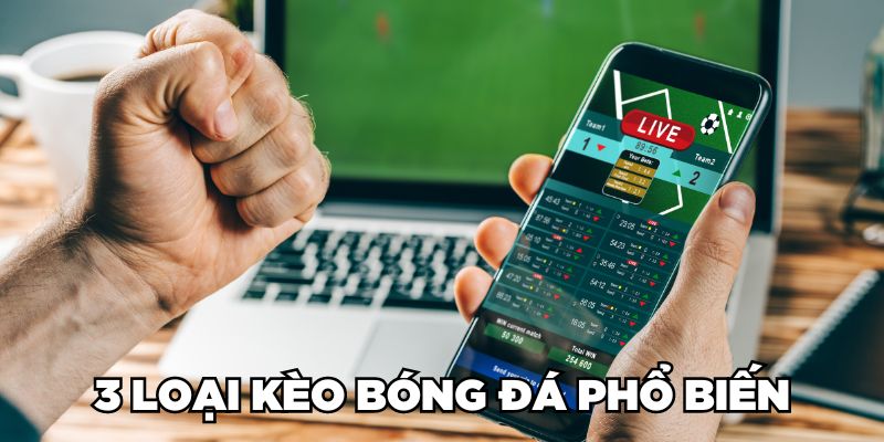 3 loại kèo bóng đá phổ biến