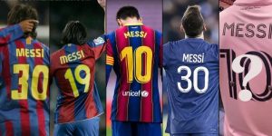 Số áo Messi không chỉ là một phần trong trang phục thi đấu